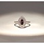 Ring Double Halo Marquise .42ctw Round Diamonds .54ct Alexandrite GIA: 2235584933 18kw 14x10mm Sz6.5 3.3g 125060020