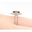 Ring Double Halo Marquise .42ctw Round Diamonds .54ct Alexandrite GIA: 2235584933 18kw 14x10mm Sz6.5 3.3g 125060020