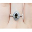 Ring Double Halo Marquise .42ctw Round Diamonds .54ct Alexandrite GIA: 2235584933 18kw 14x10mm Sz6.5 3.3g 125060020