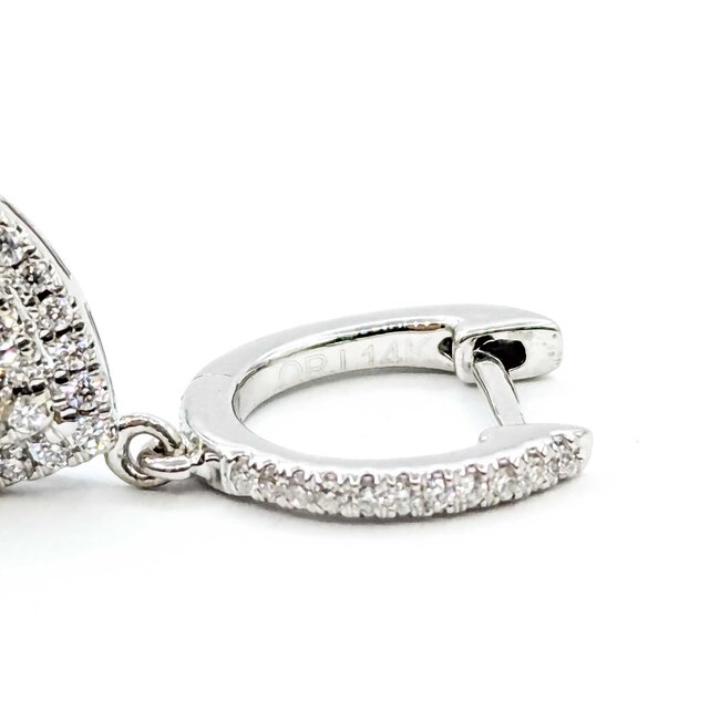 Earrings Drop .51ctw Diamonds 1.03ctw Alexandrite GIA: 5232585021, 1232584970 14kw .95x.4" 4g 125060030