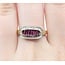 Ring Channel Set .12ctw Round Diamonds .50ctw Ruby 18ky Sz8.5 4.5g 225070057