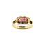 Ring Channel Set .12ctw Round Diamonds .50ctw Ruby 18ky Sz8.5 4.5g 225070057
