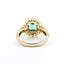 Ring .50ctw Round/Baguette Diamonds 2.10ct Emerald 14ky Sz6 4.9g 225070033