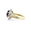 Ring Snowflake .35ctw Round Diamonds 3.5ct Green Tourmaline 18ky Sz7 5.9g 225070058
