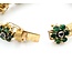 Bracelet Mid Century 11.40ctw Emerald 2.0ctw Sapphire 18ky 7" 32.66g 225070009