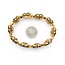 Bracelet Mid Century 11.40ctw Emerald 2.0ctw Sapphire 18ky 7" 32.66g 225070009