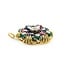 Pendant Tremblant 1.14ctw Round Diamonds .90ctw Emerald 2.16ctw Ruby/Sapphire 18ky 28mm 12.1g 225070027