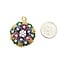 Pendant Tremblant 1.14ctw Round Diamonds .90ctw Emerald 2.16ctw Ruby/Sapphire 18ky 28mm 12.1g 225070027