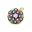 Pendant Tremblant 1.14ctw Round Diamonds .90ctw Emerald 2.16ctw Ruby/Sapphire 18ky 28mm 12.1g 225070027