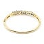 Bangle Twist .50ctw Round Diamonds 3.00ctw Blue Sapphire 18ky 9mm 7.25" 16.92g 225070072