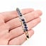 Bangle Twist .50ctw Round Diamonds 3.00ctw Blue Sapphire 18ky 9mm 7.25" 16.92g 225070072