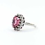 Ring Halo .38ctw Round Diamonds 4.40ct Pink Tourmaline 14kw Sz7 4.9g 225070029
