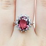 Ring Halo .38ctw Round Diamonds 4.40ct Pink Tourmaline 14kw Sz7 4.9g 225070029