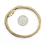 Bracelet Wheat Braiding 1.44ctw Round Diamonds 3.60ctw Ruby 14ky 6.5" 23.0g 225070007