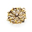 Brooch Victorian .21ctw Old Mine Cut Diamonds Seed Pearls 14ky 28mm 6.30g 225070068
