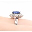 Ring Vintage Style .62ctw Round/Baguette Diamonds 5.17ct Tanzanite Platinum Sz6.25 8.2g 225070055