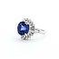 Ring Vintage Style .62ctw Round/Baguette Diamonds 5.17ct Tanzanite Platinum Sz6.25 8.2g 225070055