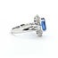 Ring Vintage Style .62ctw Round/Baguette Diamonds 5.17ct Tanzanite Platinum Sz6.25 8.2g 225070055