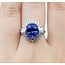 Ring Vintage Style .62ctw Round/Baguette Diamonds 5.17ct Tanzanite Platinum Sz6.25 8.2g 225070055