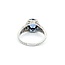 Ring Vintage Style .21ctw Round Diamonds 1.96ct Sapphire Platinum Sz6 6.5g 225070036