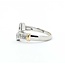 Ring Crossover Invisible Set .65ctw Princess Diamonds 14ktt Sz9.5 4.8g 225070062