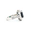 Ring Halo 1.15ctw Round Diamonds 5.77ct Blue/Green Tourmaline 14kw Sz6.5 9.5g 225070028