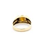Ring 9x7mm Tiger Eye 10ky 10mm Sz10 4.4g 225070081