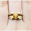 Ring 9x7mm Tiger Eye 10ky 10mm Sz10 4.4g 225070081