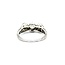 Ring Filigree Milgrain .75ctw Old European Diamonds .08ctw Triangular Emerald Accents 18kw 6.75mm Sz6.5 3.2g 125060087
