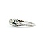 Ring Filigree Milgrain .75ctw Old European Diamonds .08ctw Triangular Emerald Accents 18kw 6.75mm Sz6.5 3.2g 125060087