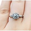 Ring Vintage Engagement .80ct Round Diamond .04ctw Diamonds 14kw Sz6 2.92g 225070003