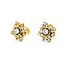 Earrings Snowflake 1.86ctw Round Diamonds 18ky 17.5mm 9.5g 225070011