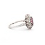 Ring Halo 1.05ctw Round Diamonds 1.80ct Pink Tourmaline 14kw Sz8 5.7g 225070031