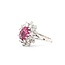 Ring Halo 1.05ctw Round Diamonds 1.80ct Pink Tourmaline 14kw Sz8 5.7g 225070031