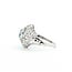 Ring Art Deco .50ctw Old Euro Diamonds 3.75ct Blue Zircon 18kw Sz7.75 3.5g 225070041