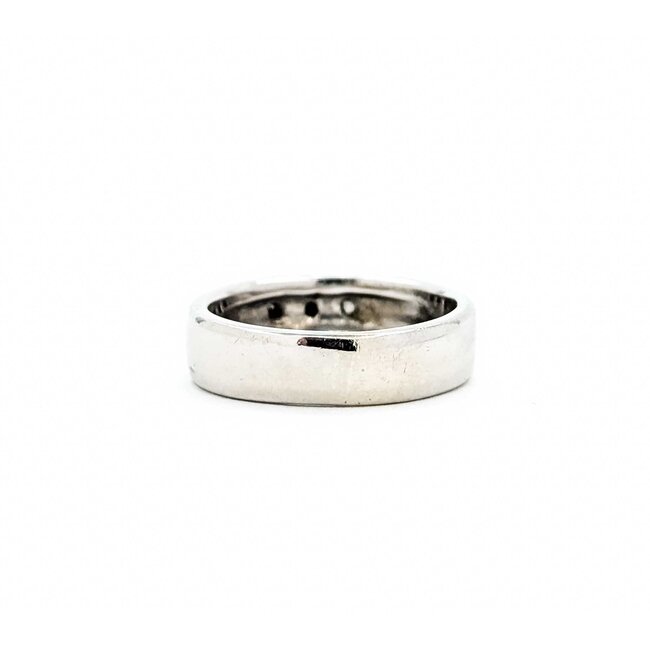 Ring Three Stone .24ctw Princess Diamonds 14kw 5.85g 225060031