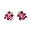 Earrings Mecan Elde Clip On Mid Century .60ctw Round Diamonds 15ctw Ruby 18ky 22x19mm 13.0g 225070019