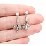 Earrings Mid Century Friction Back 1.40ctw Marquise/Baguette/Round Diamonds 14kw 25x12 3.2g 225070016