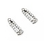 Earrings Art Deco 1.80ctw Triangle/Old European Diamonds Platinum 25.5x8.5mm 6.1g 225070022