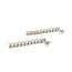 Earrings Bezel Set Dangle 2.20ctw Round Diamonds 14kw 38x4mm 6.8g 225070013
