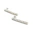 Earrings Bezel Set Dangle 2.20ctw Round Diamonds 14kw 38x4mm 6.8g 225070013