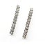 Earrings Bezel Set Dangle 2.20ctw Round Diamonds 14kw 38x4mm 6.8g 225070013