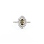 Ring Double Halo Marquise .43ctw Diamonds .67ct Alexandrite GIA: 2235585039 18kw 14x10mm Sz6.5 3.2g 125060018