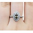 Ring Double Halo Marquise .43ctw Diamonds .67ct Alexandrite GIA: 2235585039 18kw 14x10mm Sz6.5 3.2g 125060018