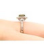 Ring Double Halo .53ctw Diamonds .79ct Alexandrite GIA: 5231584983 14ktt 10.5x10mm Sz6.5 2.9g 125060011