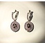 Earrings Dangle Milgrain .87ctw Diamonds Alexandrite GIA: 2235584347, 1236584996 18kw 1x.45" 5.4g 125060026