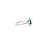 Ring Halo .30ctw Round Diamonds 1.71ct Emerald 14kw 12x10.5mm Sz6.5 3.1g 125060019