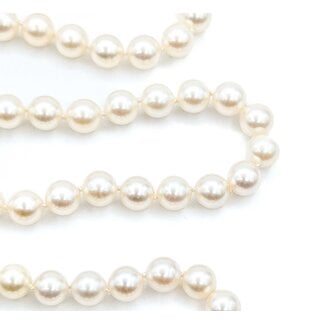 Necklace Strand Mikimoto 6.7mm Akoya Pearls SS 18" 30.8g 225070078