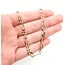 Necklace Figaro Lobster Clasp 14ky 5mm 24" 18.4g 125076201