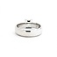 Ring Solitaire .87ct Princess Diamond 14kw 5.35g 225060030